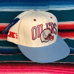 Vintage 90’s Houston Oilers Snap Back Ball Cap